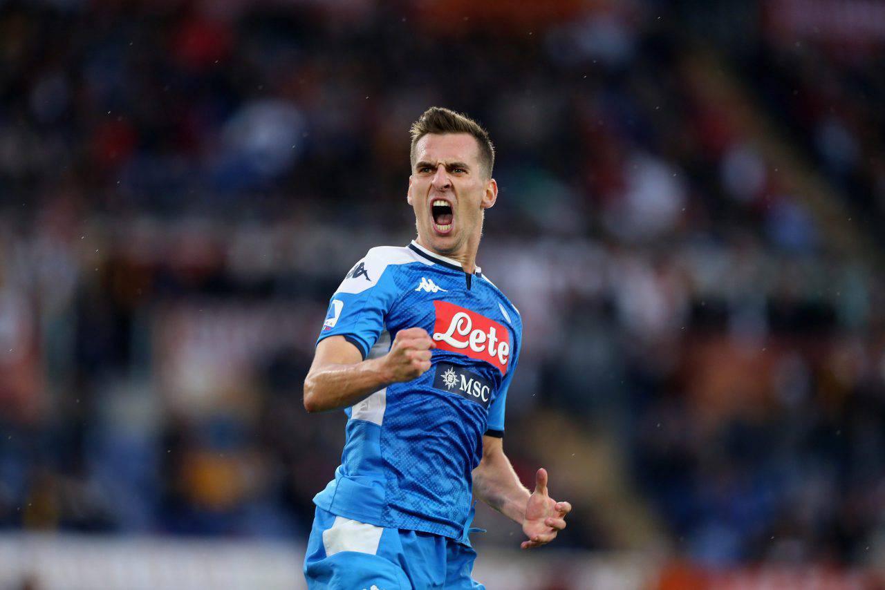 Milik infortuni Napoli