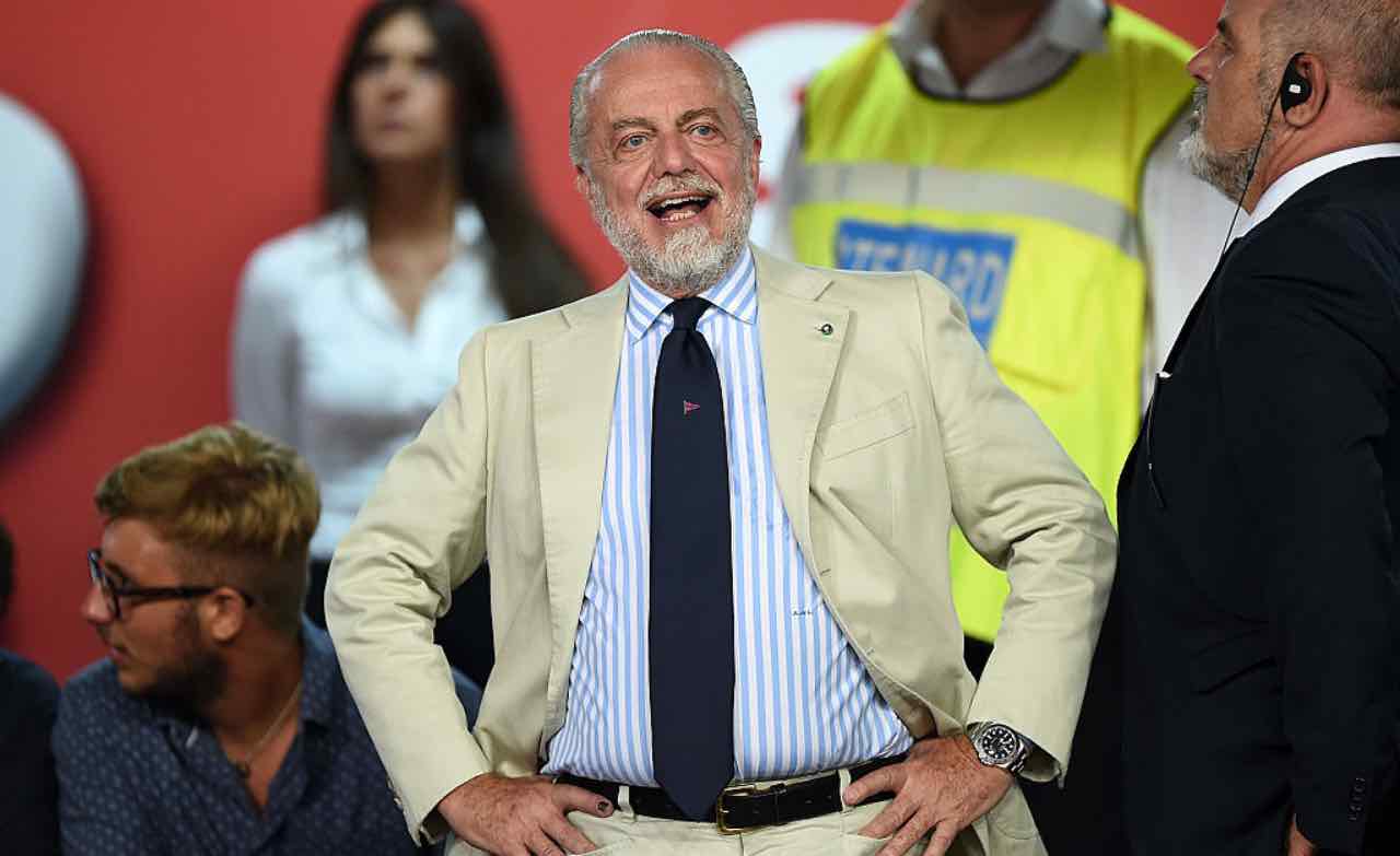 Napoli ritiro De Laurentiis