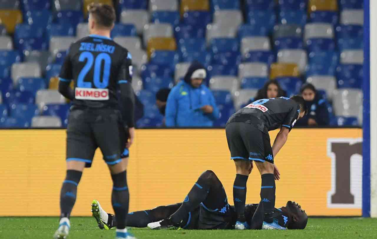 napoli parma infortunio koulibaly