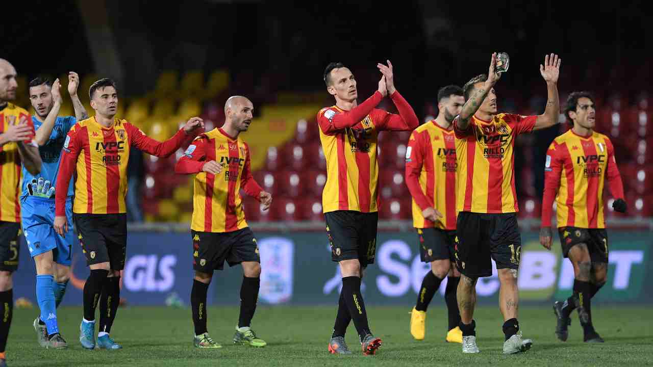 I giocatori del Benevento