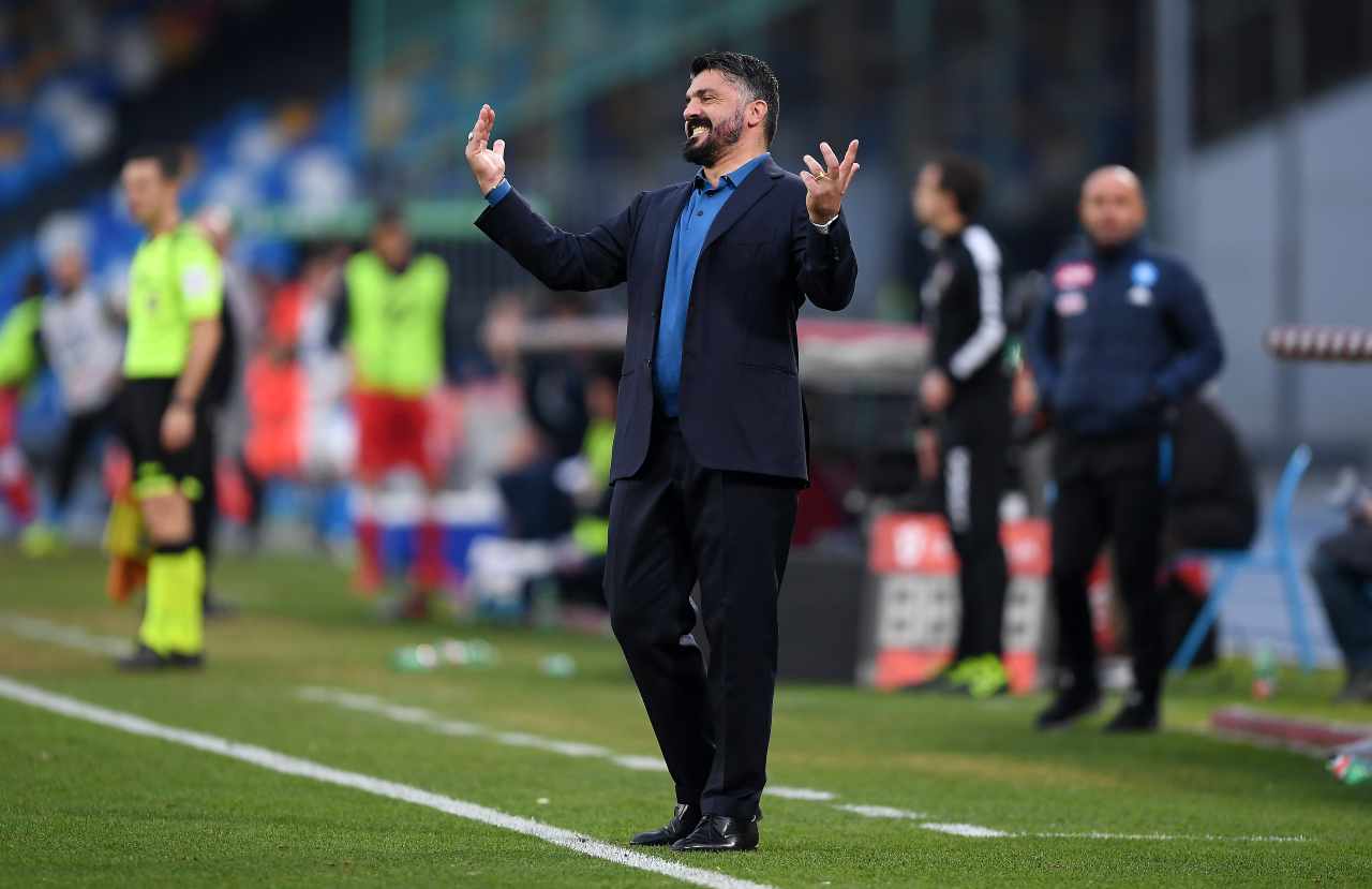 Gattuso dopo Napoli-Fiorentina