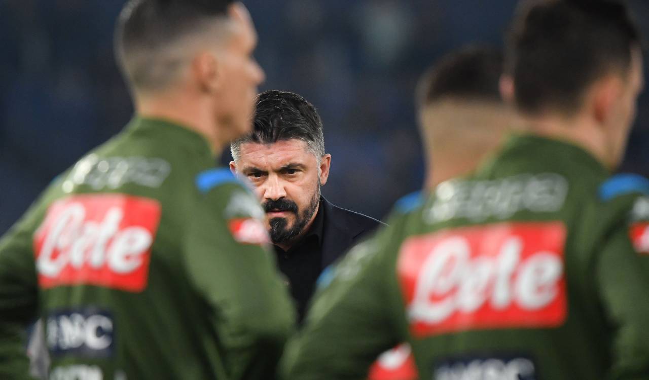 Gattuso in campo