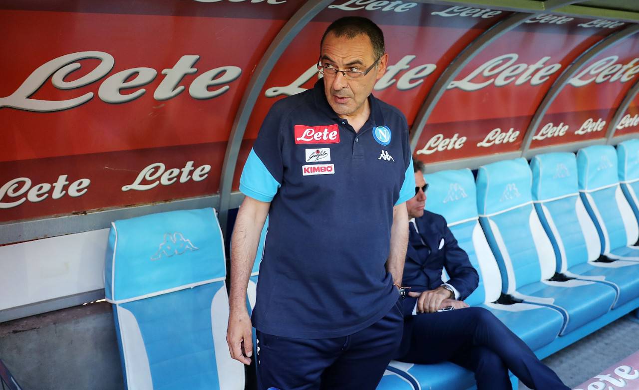 Sarri sulla panchina del Napoli