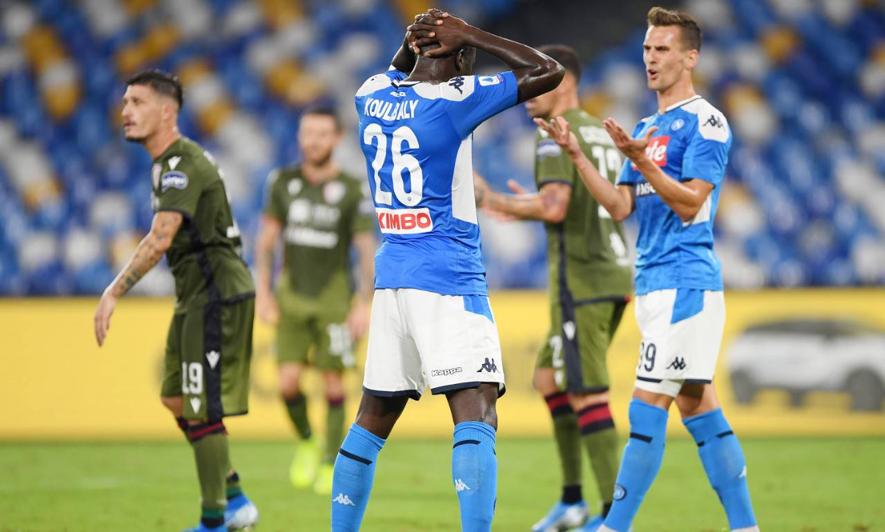 Koulibaly Milik - Napoli Cagliari