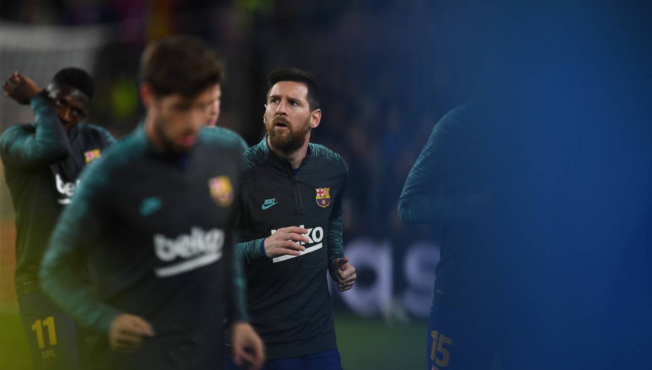 Napoli Barcellona Lionel Messi