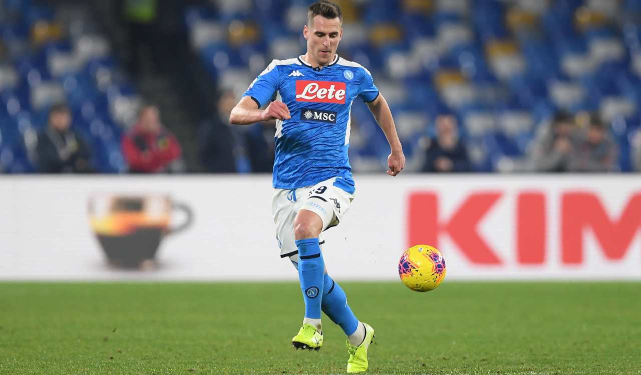 Infortuni Napoli Milik