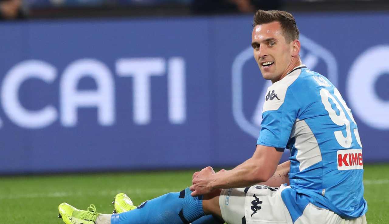 calciomercato Napoli cessione Milik