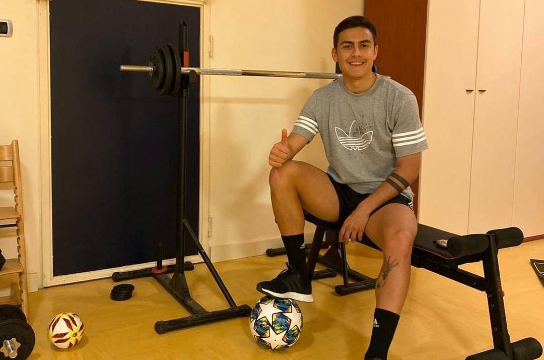 Dybala allenamento