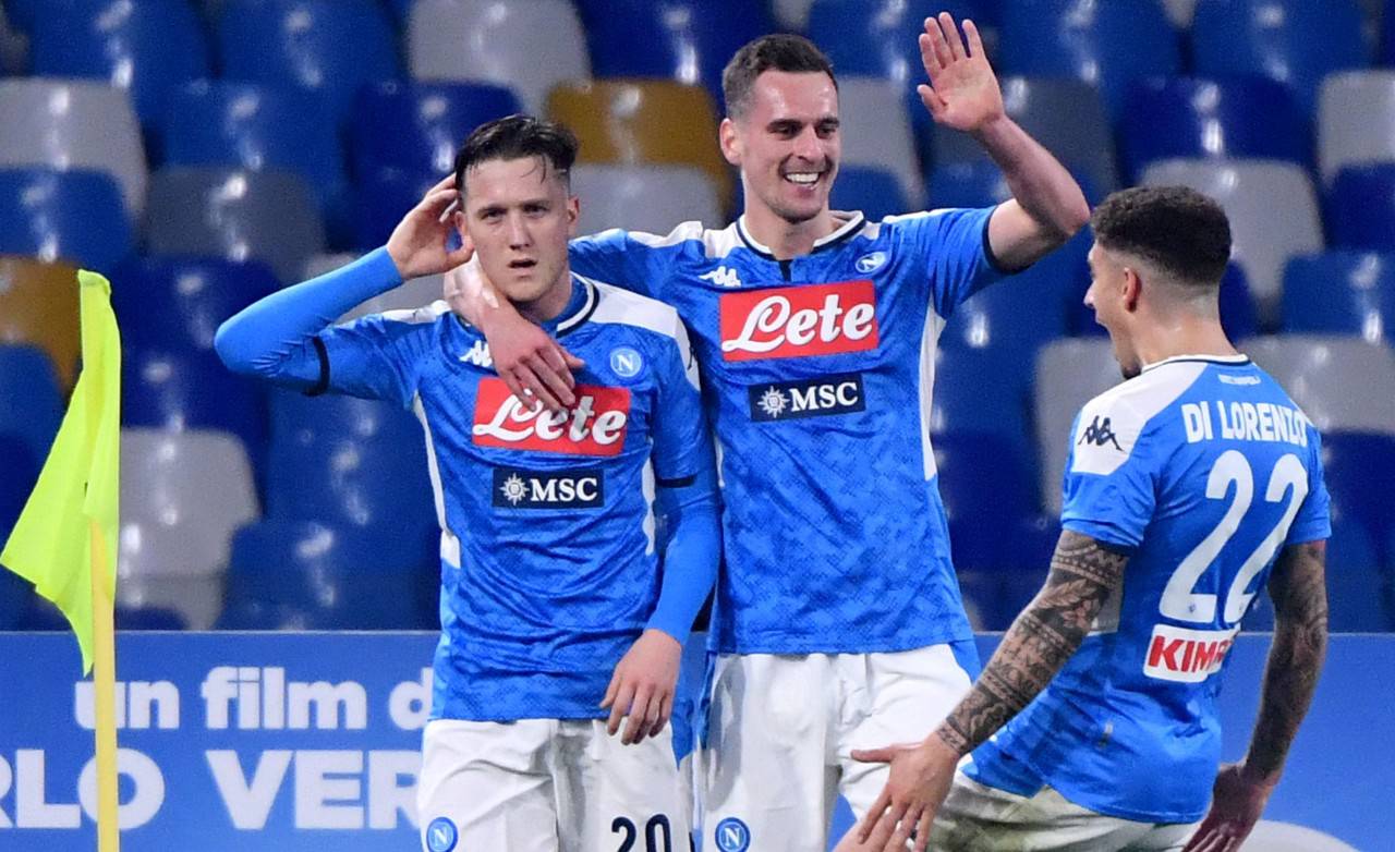 Calciomercato Napoli Zielinski Milik