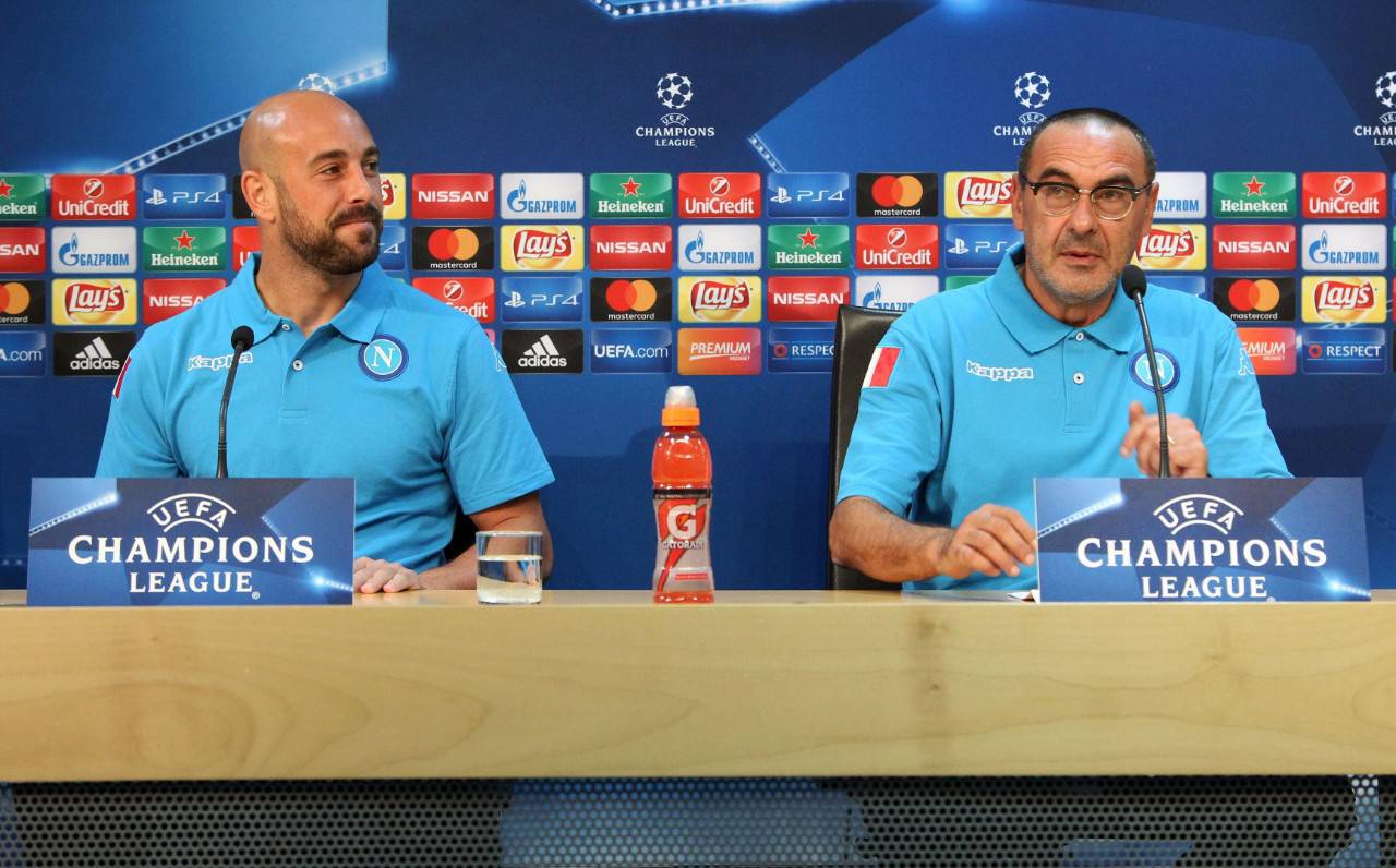 Pepe Reina Maurizio Sarri