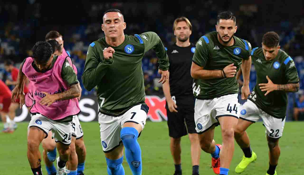 napoli allenamento di gruppo