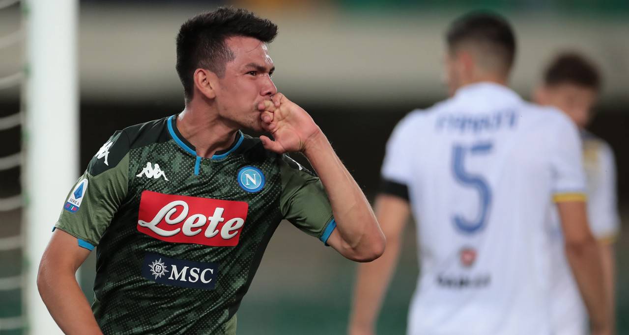 Lozano precedenti Verona Napoli