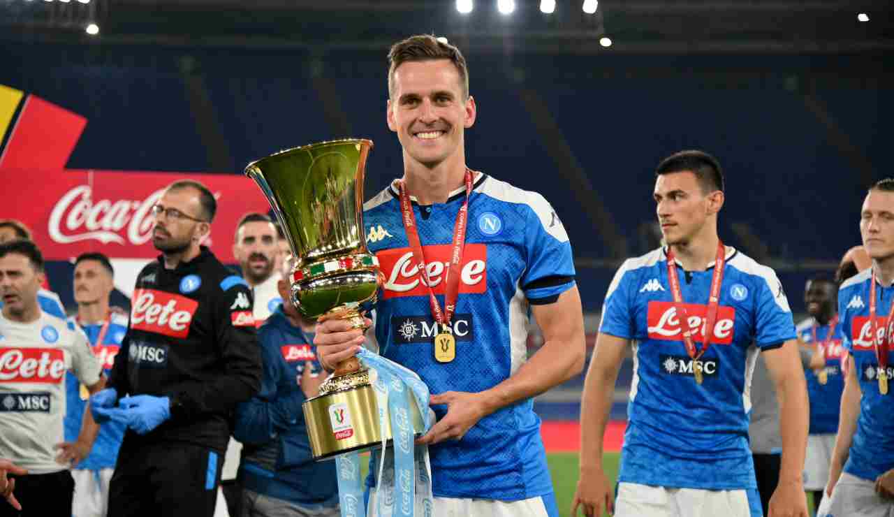Coppa Italia Milik Napoli