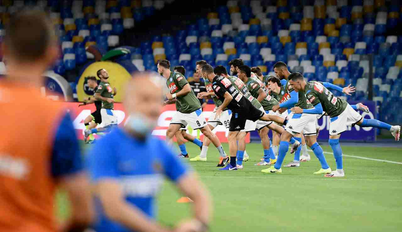 napoli allenamento