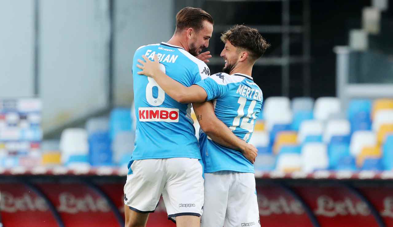 Napoli rinnovi titolari Mertens e Fabian Ruiz