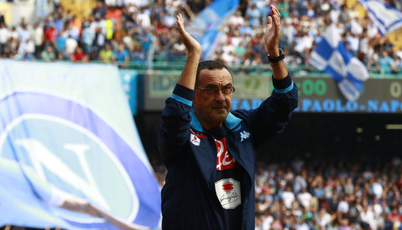 Maurizio Sarri al Napoli