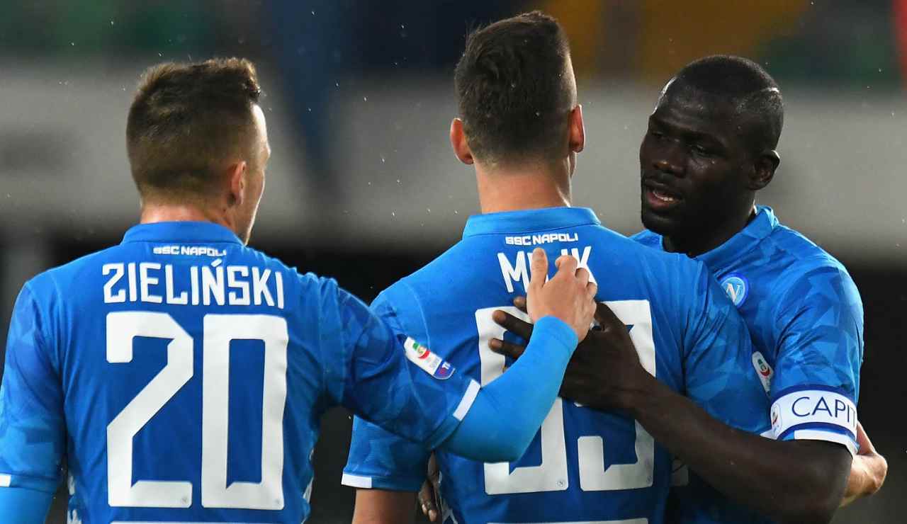 calciomercato napoli tra koulibaly e milik