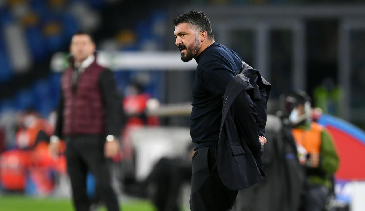 gattuso minaccia dimissioni spogliatoio napoli