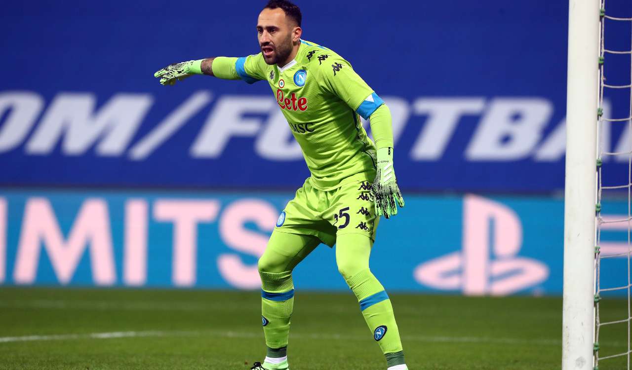 Ospina Sassuolo Napoli infortunio