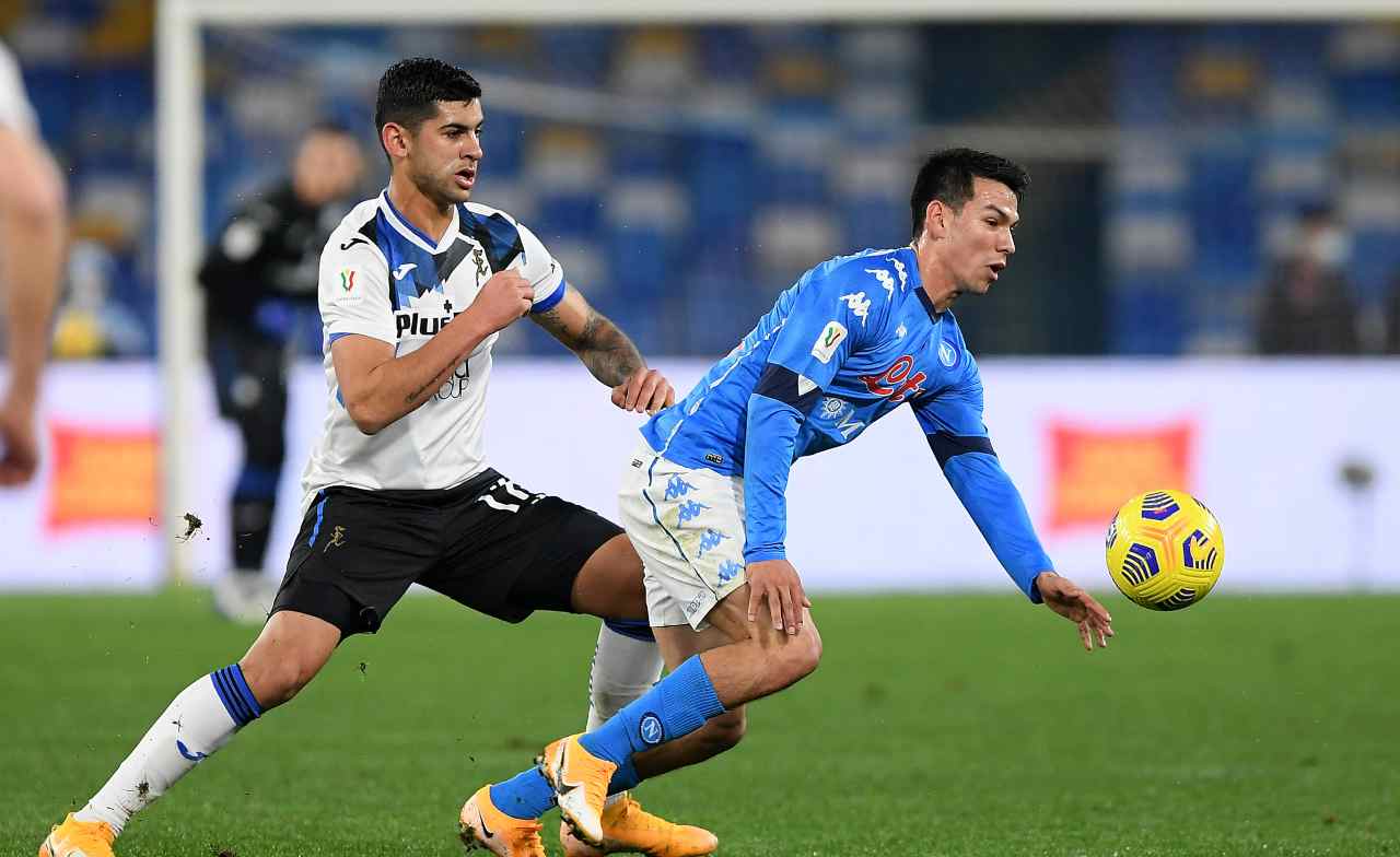 Romero e Lozano Atalanta Napoli