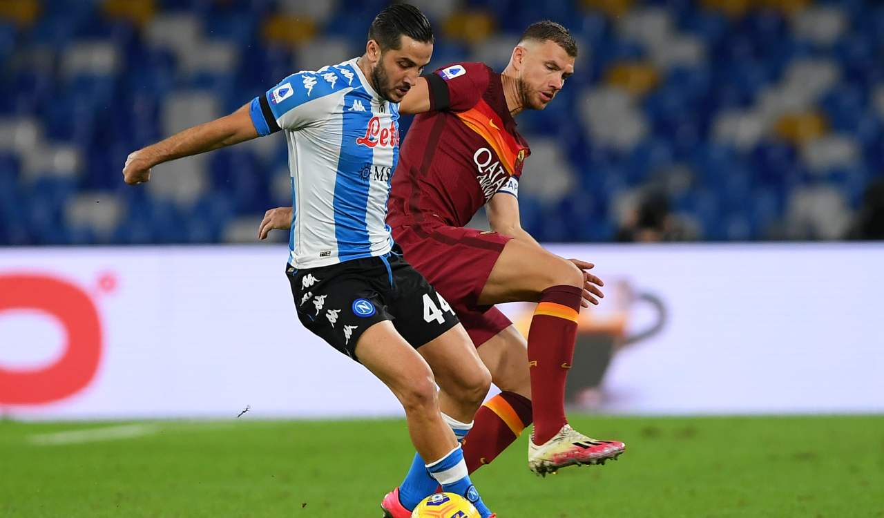 Napoli Roma Manolas Dzeko