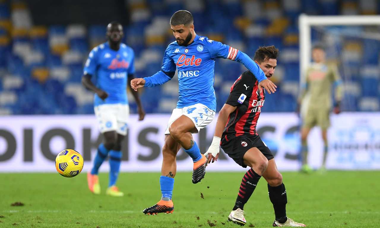 Insigne Bennacer Napoli Milan