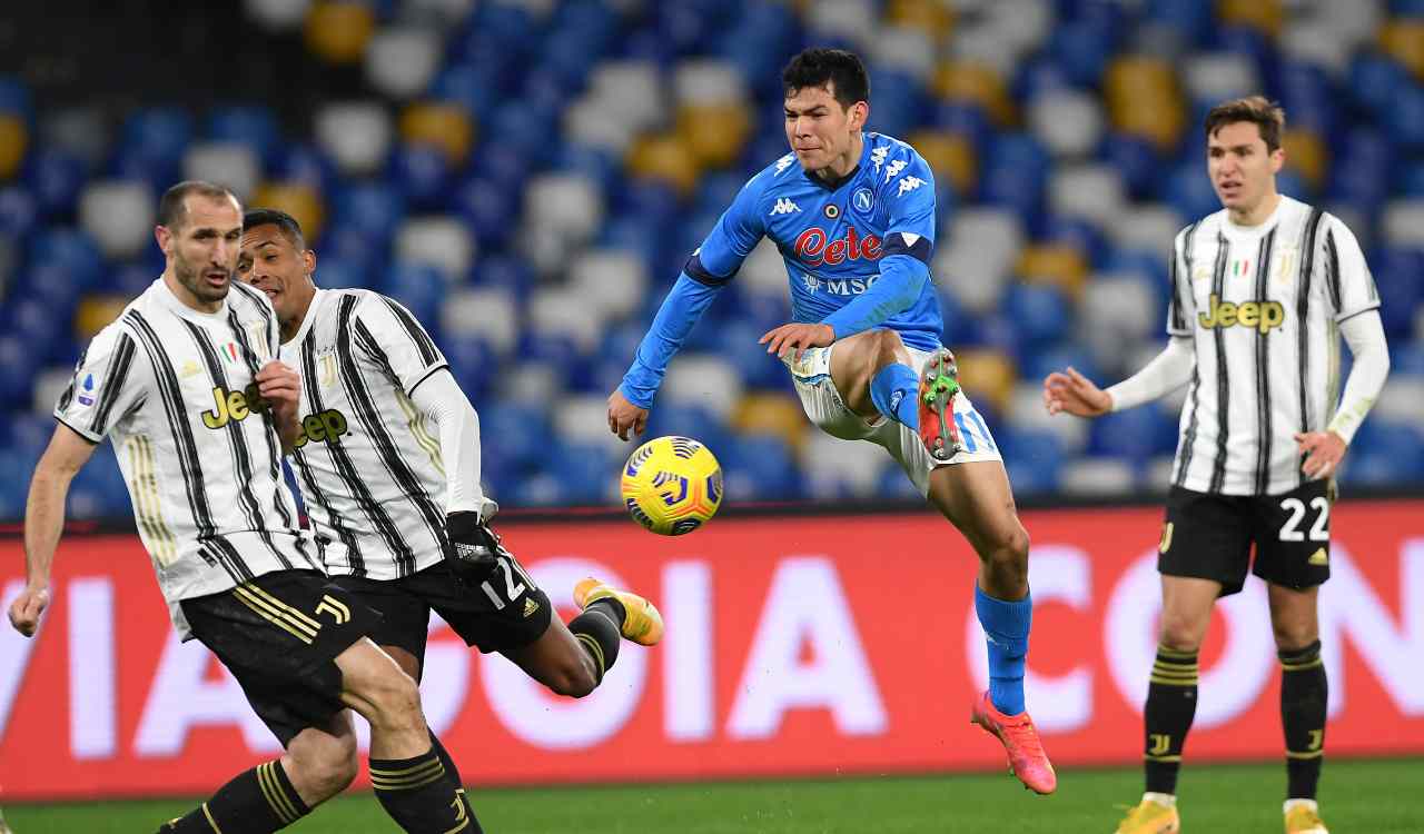 juve napoli infortunati