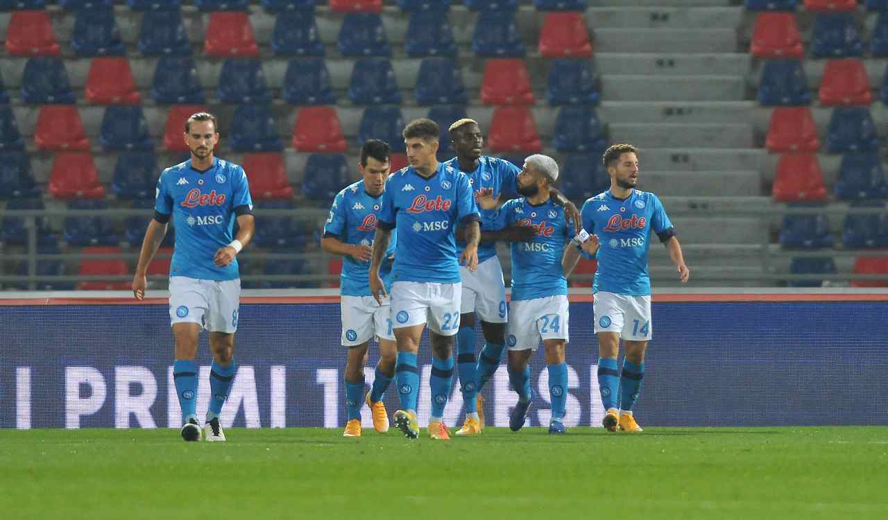 napoli bologna convocati