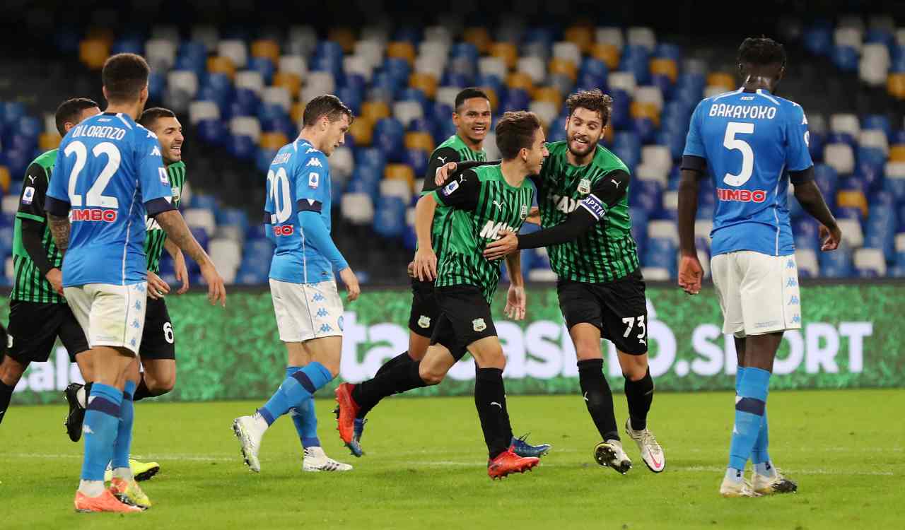 Napoli sassuolo de zerbi 