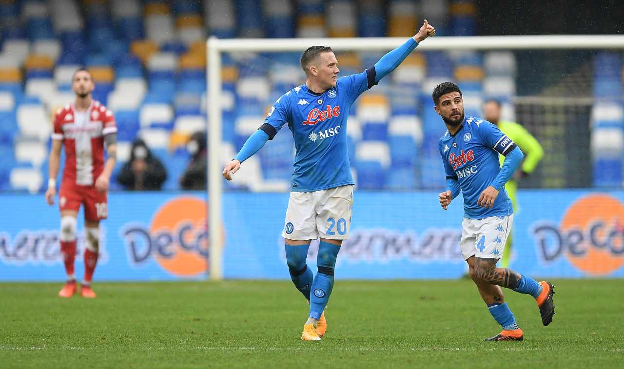 Zielinski Insigne Napoli