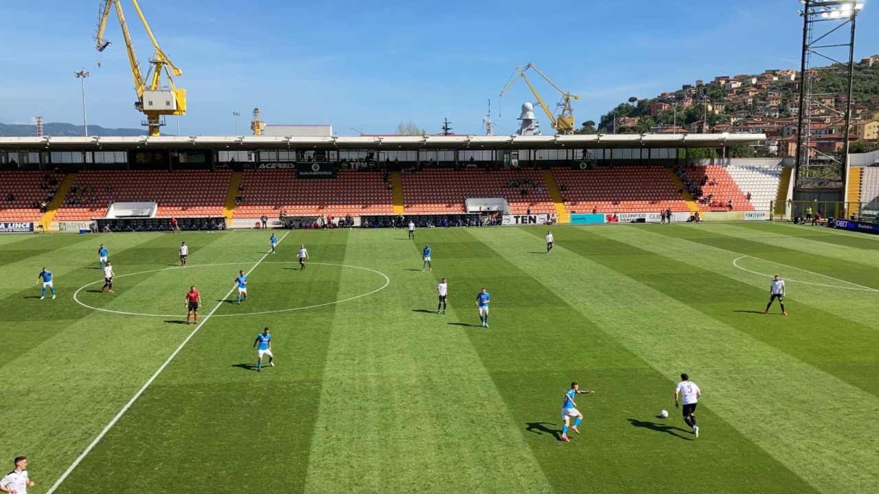 La Spezia-Napoli cronaca tabellino