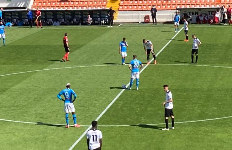 La Spezia-Napoli cronaca tabellino 