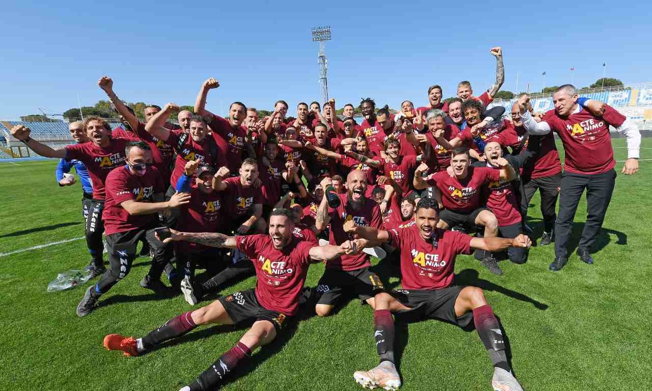 Salernitana festa Serie A