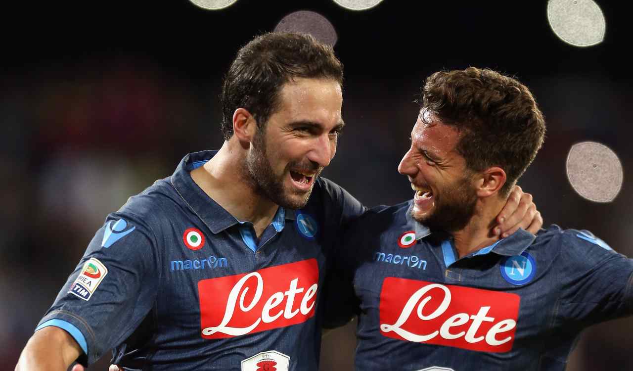 higuain mertens napoli