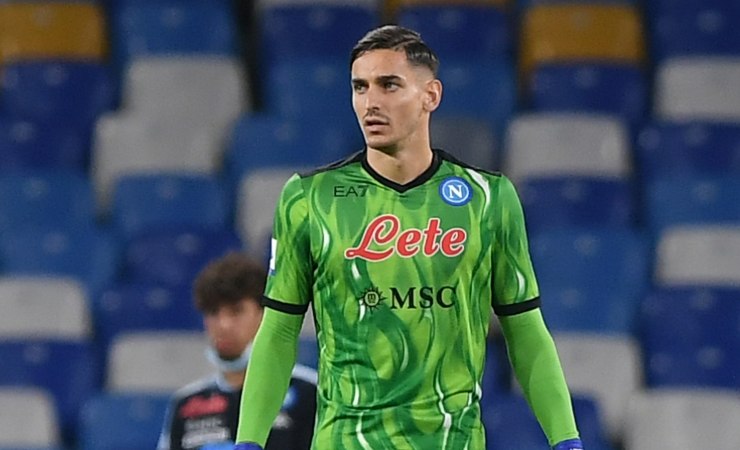 Alex Meret in Napoli-Venezia