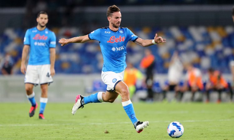 Fabian Ruiz con la maglia del Napoli