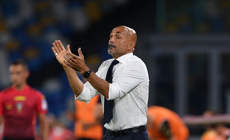 Spalletti applaude ai suoi calciatori 