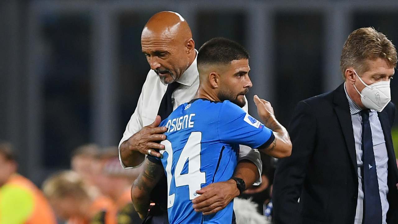 Luciano Spalletti e Lorenzo Insigne