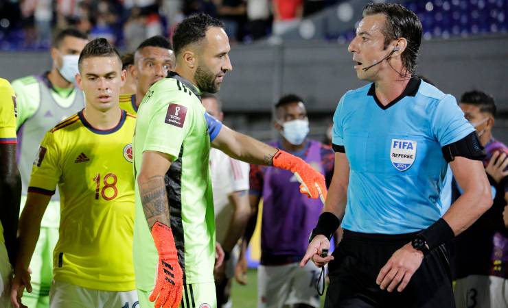 David Ospina in Paraguay-Colombia 