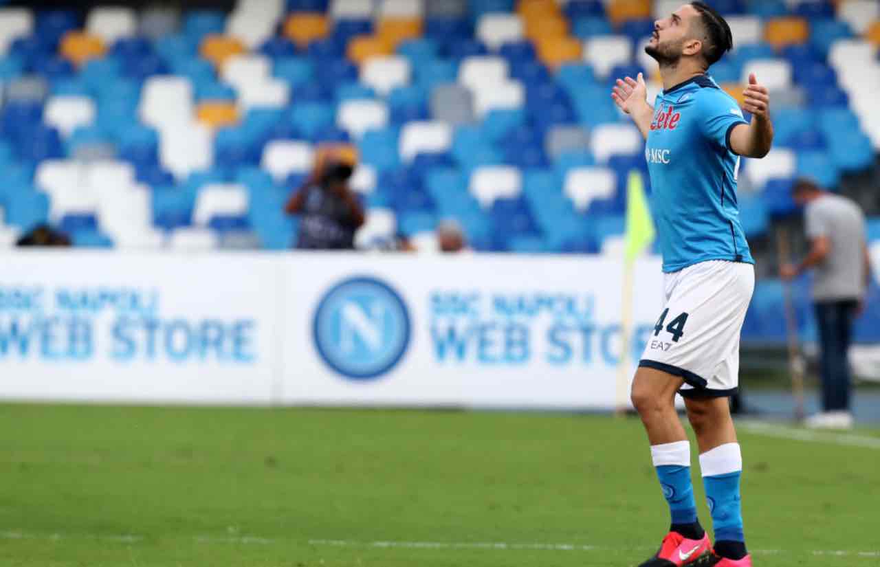 Manolas in Napoli-Juventus 