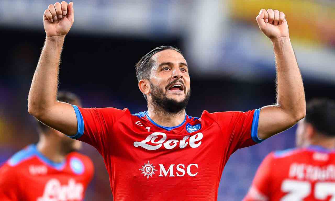 Kostas Manolas durante Sampdoria-Napoli 