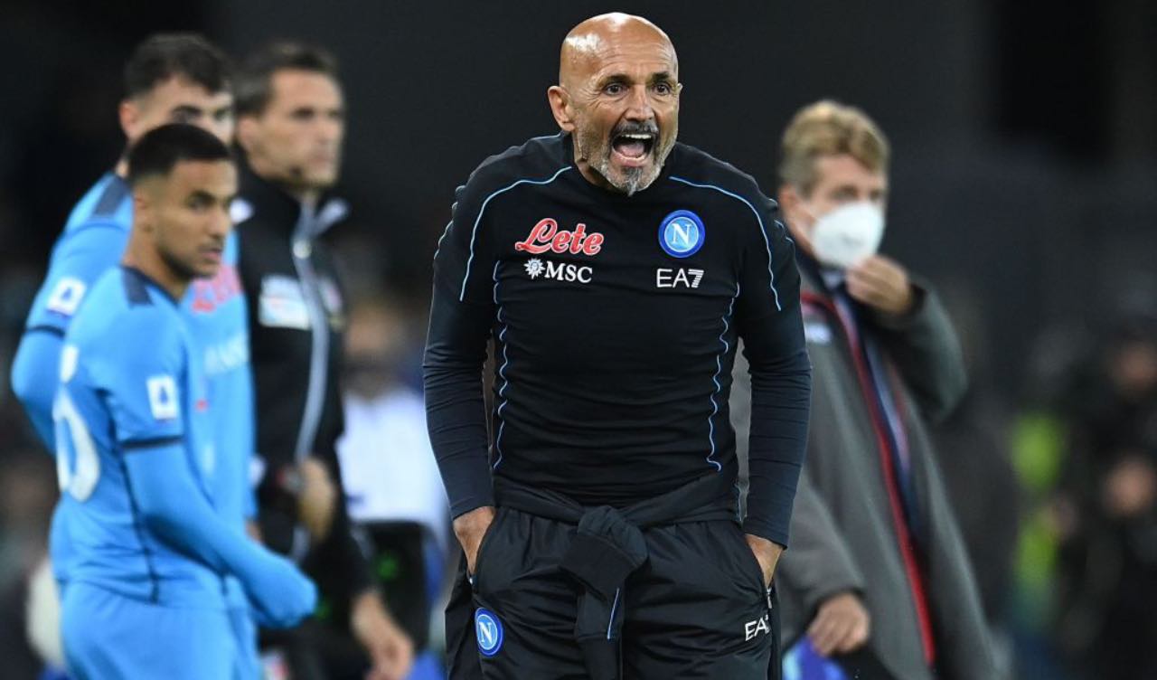 Spalletti in Udinese-Napoli