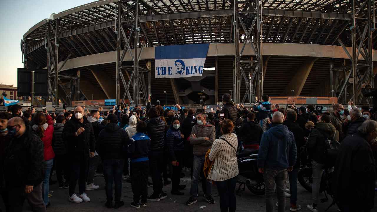 I tifosi del Napoli al Maradona 