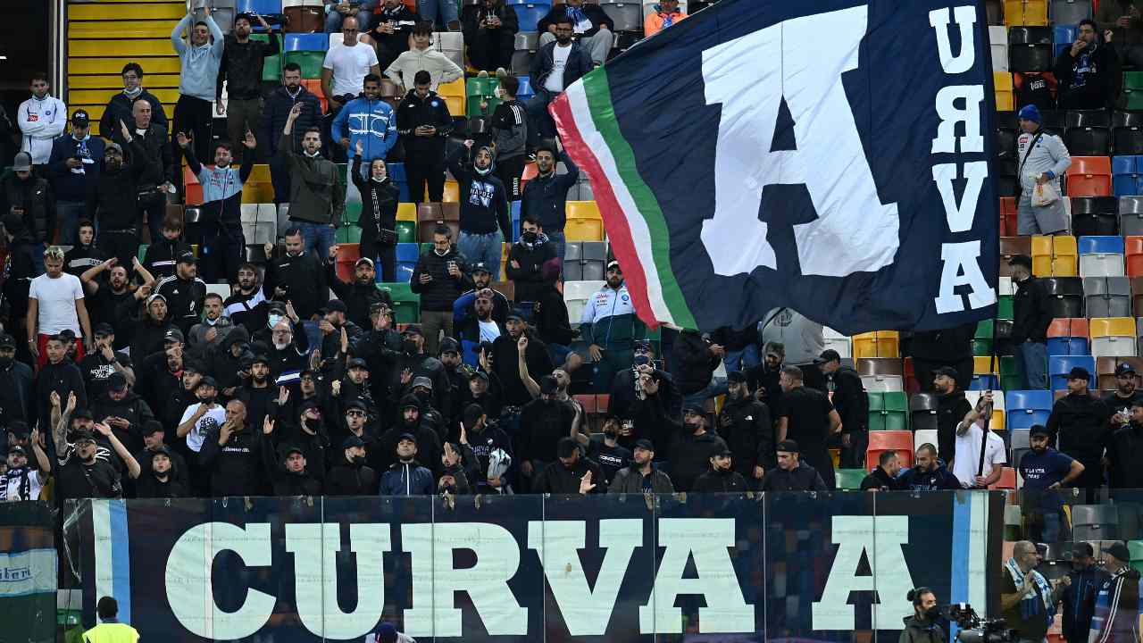 I tifosi del Napoli ad Udine