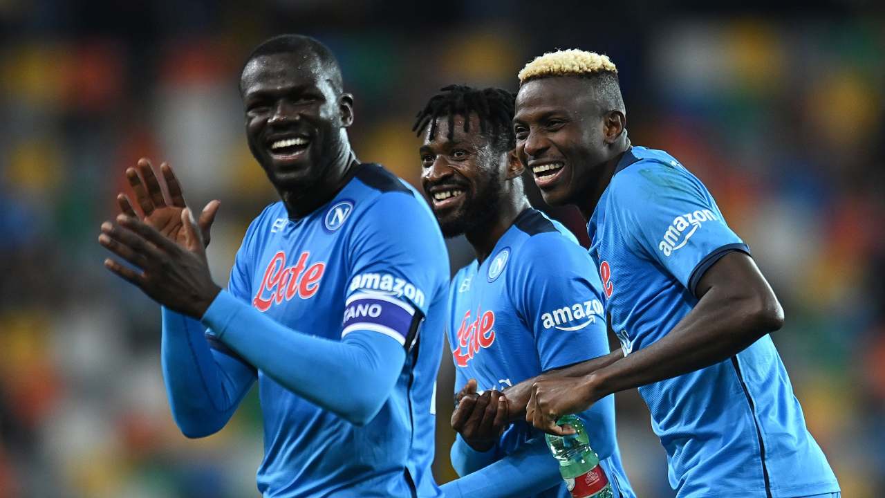 Koulibaly, Anguissa e Osimhen