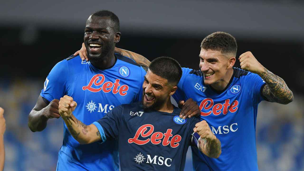 Koulibaly, Insigne e Di Lorenzo 