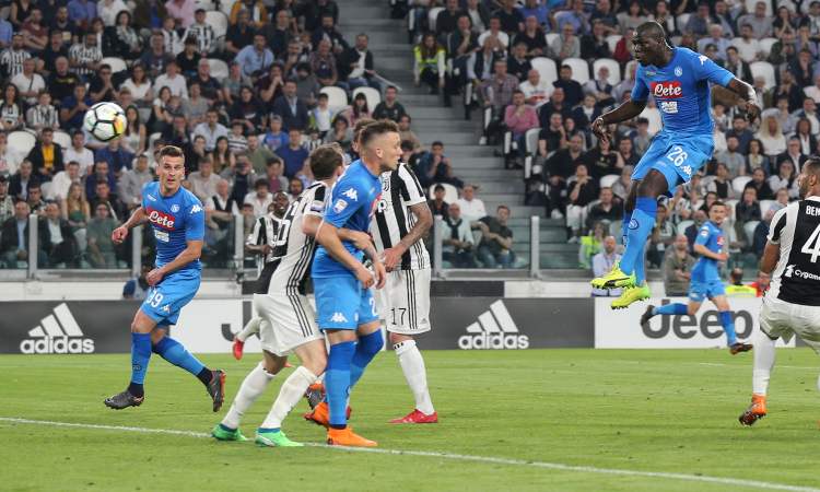 Koulibaly gol Juve Napoli