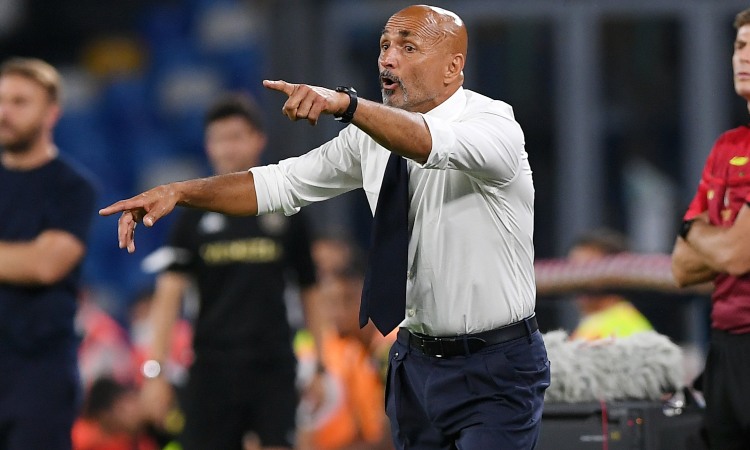 Luciano Spalletti a bordocampo