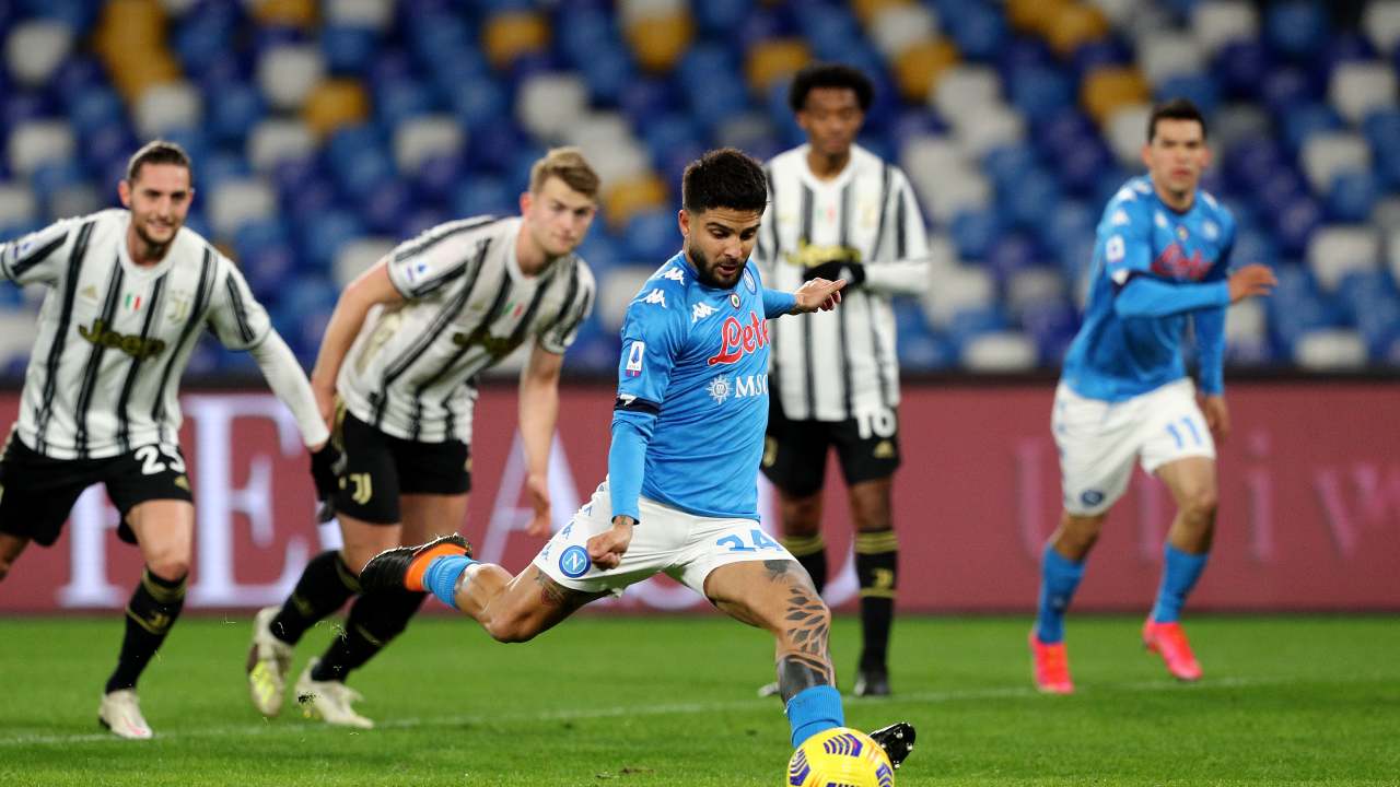 Napoli-Juventus Insigne