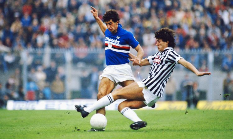 Gianluca Vialli in azione